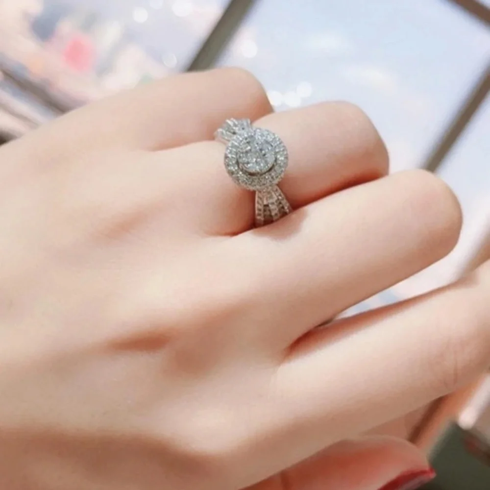 WEDDING RING ID8 BRIDAL RING - Picture 3 of 5